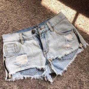 Jean shorts